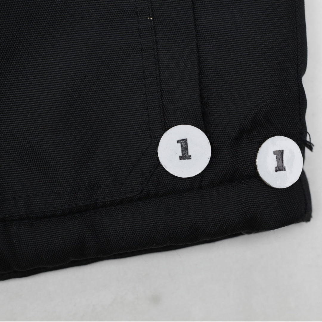 Vintage 90s Mac Tools Collared Work Full Zip Button Black Jacket L | Migration_Jackets - Alternate View | Fashion Rerun