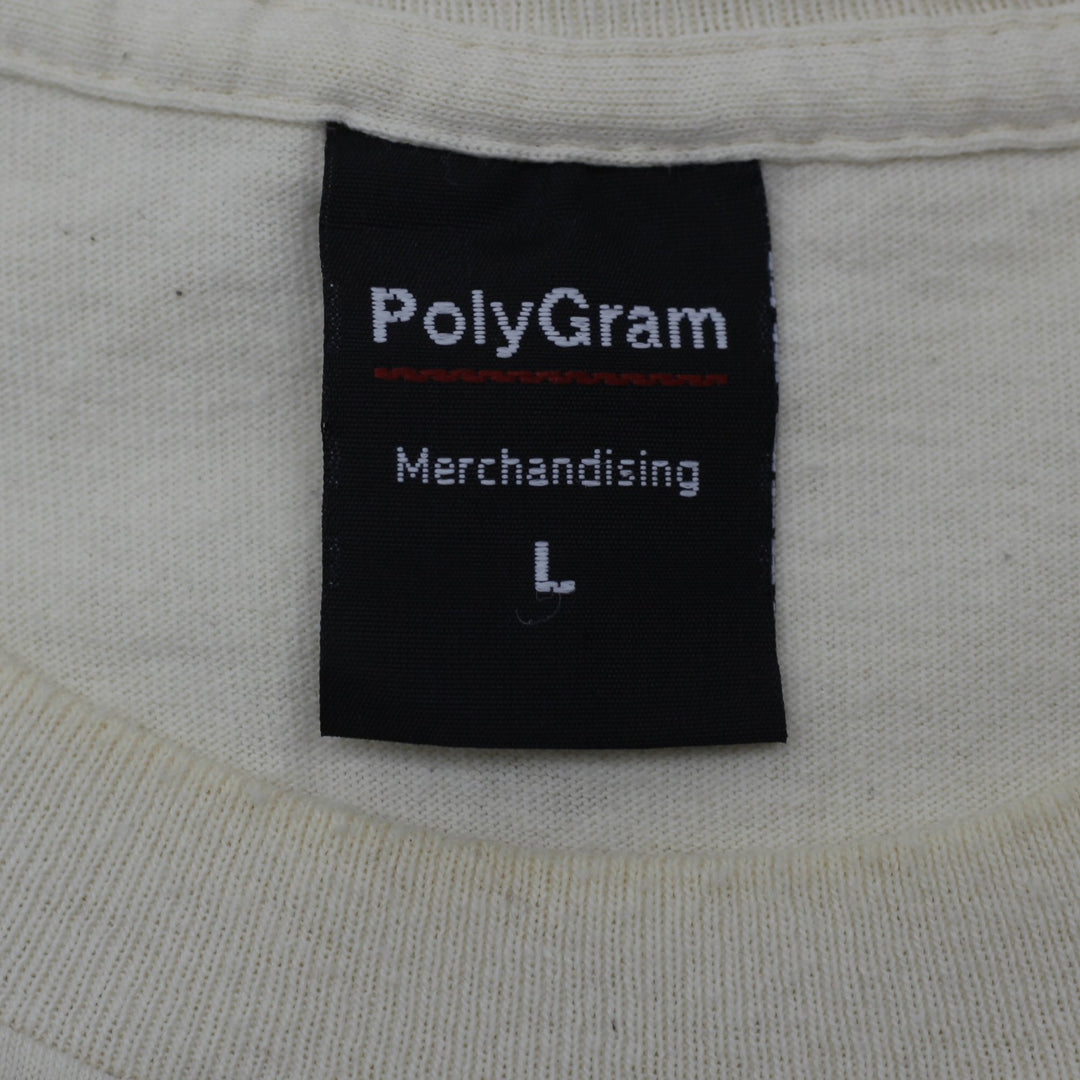 Vintage 90s Wallace and Gromit Character Graphic T-Shirt Cream PolyGram Size L