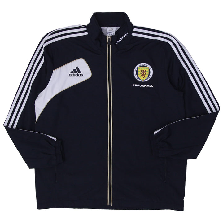 Mens National Scotland Football Jacket Adidas Soccer 2011/2012 Training