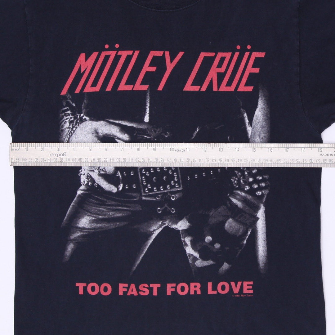 Mens Mötley Crüe Too Fast For Love Band T-Shirt Size M