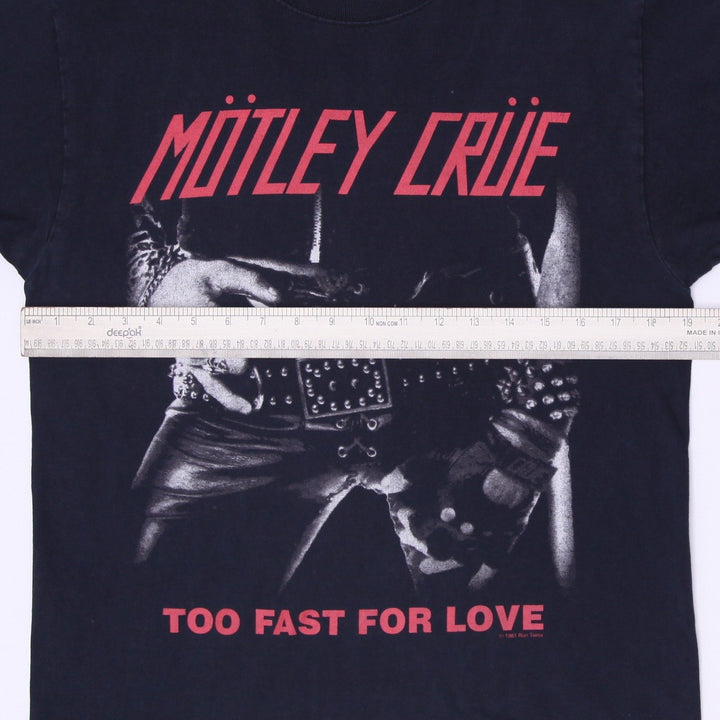 Mens Mötley Crüe Too Fast For Love Band T-Shirt Size M