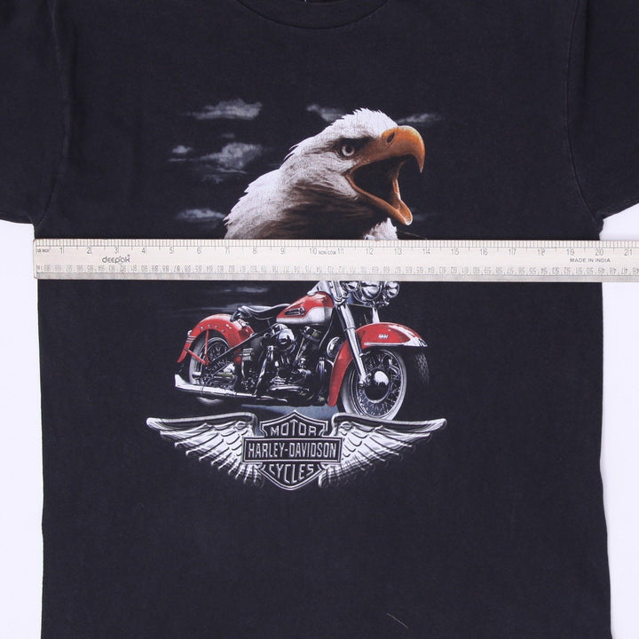 Vintage Black Harley Davidson Pensacola FL T-Shirt Size L