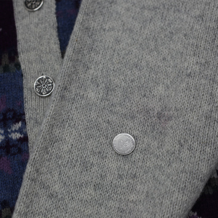 Vintage Northern Reflections Wool Holiday Cardigan Sweater Ladies - Fashion Rerun Vintage Migration_Sweaters
