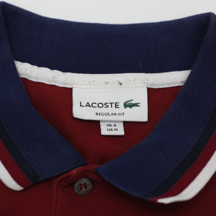 Mens Lacoste Polo Short Sleeve Casual T-Shirt Size M