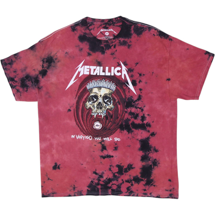 Metallica In Vertigo You Will Be Metal Band Tie-Dye T-Shirt Size L