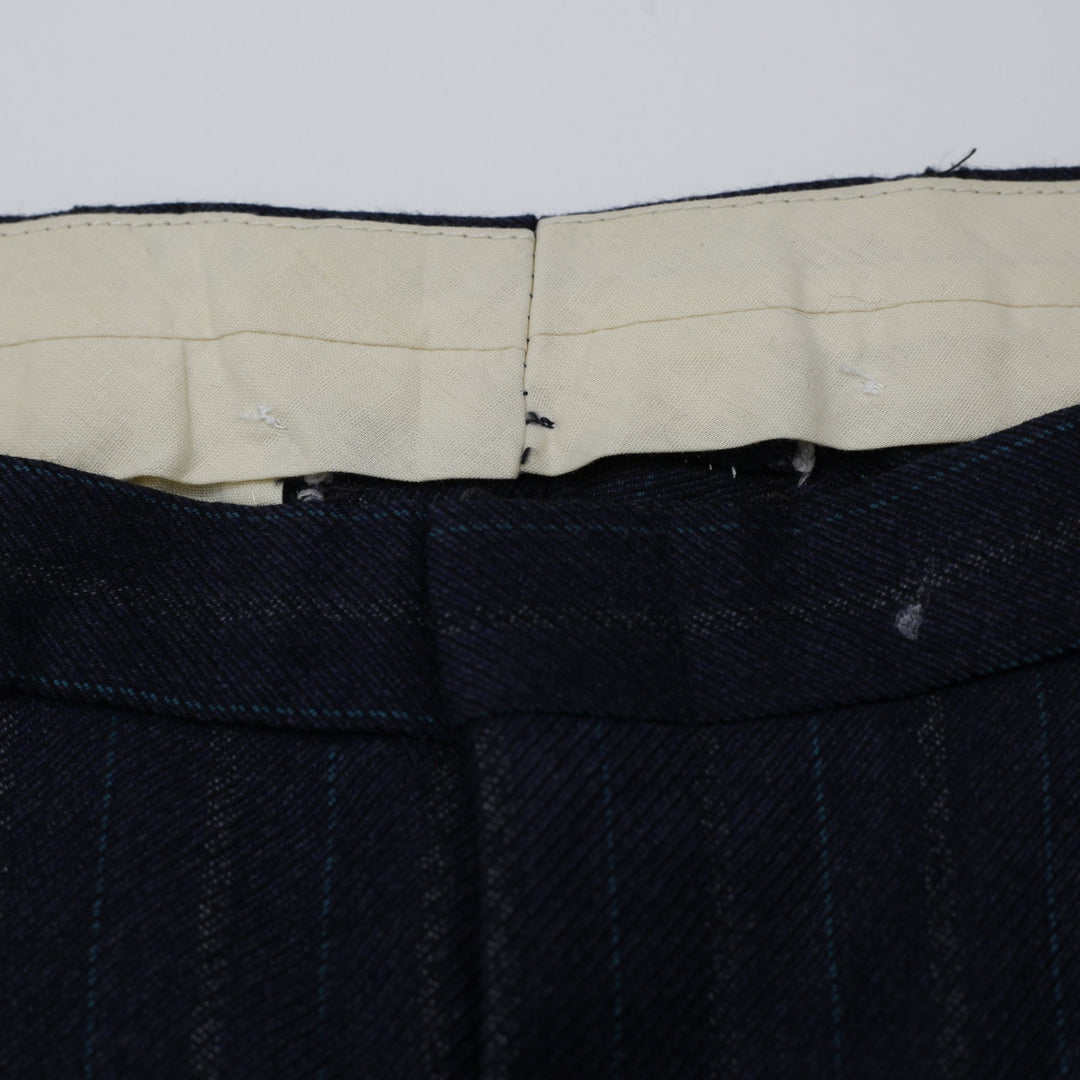 Pinstripe Pleated Trouser Pants Size XS | Migration_Pants MJ DROP - Back View | Fashion Rerun