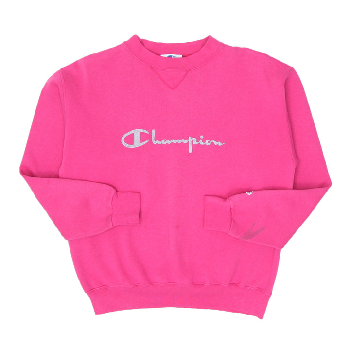 Vintage Champion Embroidered Crewneck Sweatshirt Made In USA Ladies