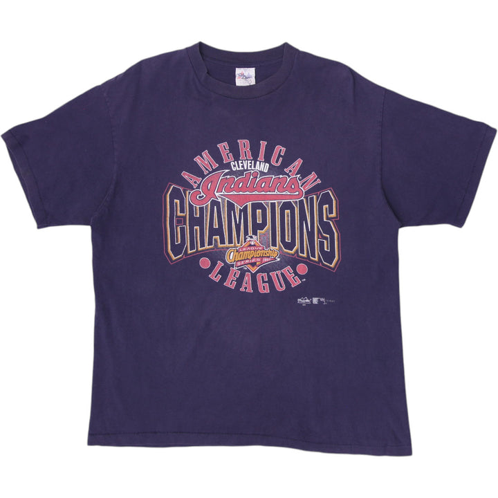 Vintage 1997 Cleveland Indians American League Champions Made in USA Size XL