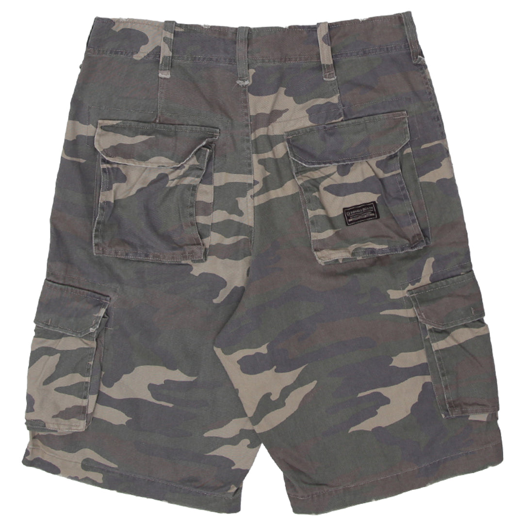 Mens Bongo Beach Camouflage Cargo Shorts - Fashion Rerun Vintage Migration_Shorts