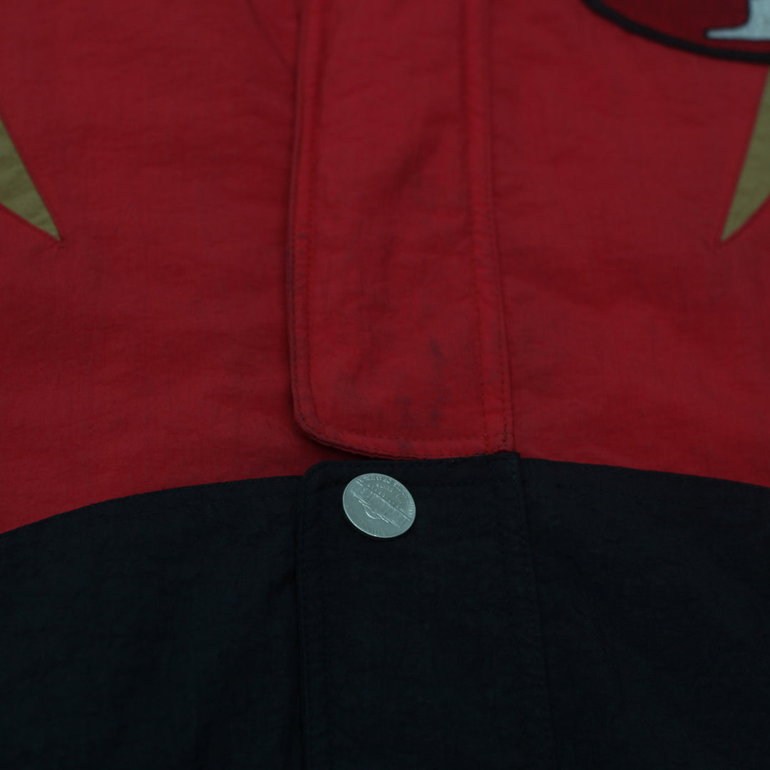 Vintage NFL Pro Line San Francisco 49Ers Quilted Jacket by Apex One Size M - Fashion Rerun Vintage Migration_Jacket