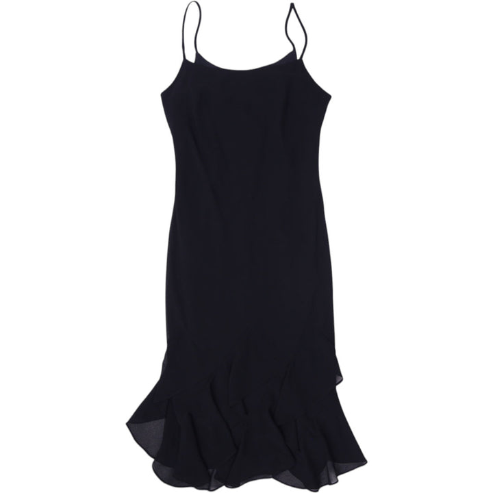 Y2K Black Flared Midi Dress - Size 8 | Migration_Dresses | Fashion Rerun