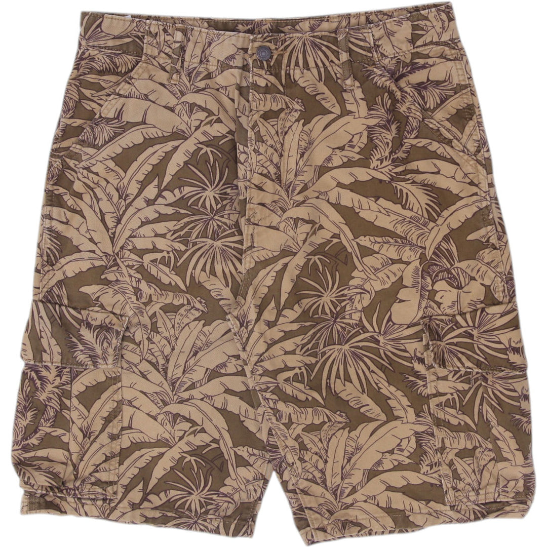 Mens Levi’s Men’s Tropical Floral Khaki Cargo Shorts W33