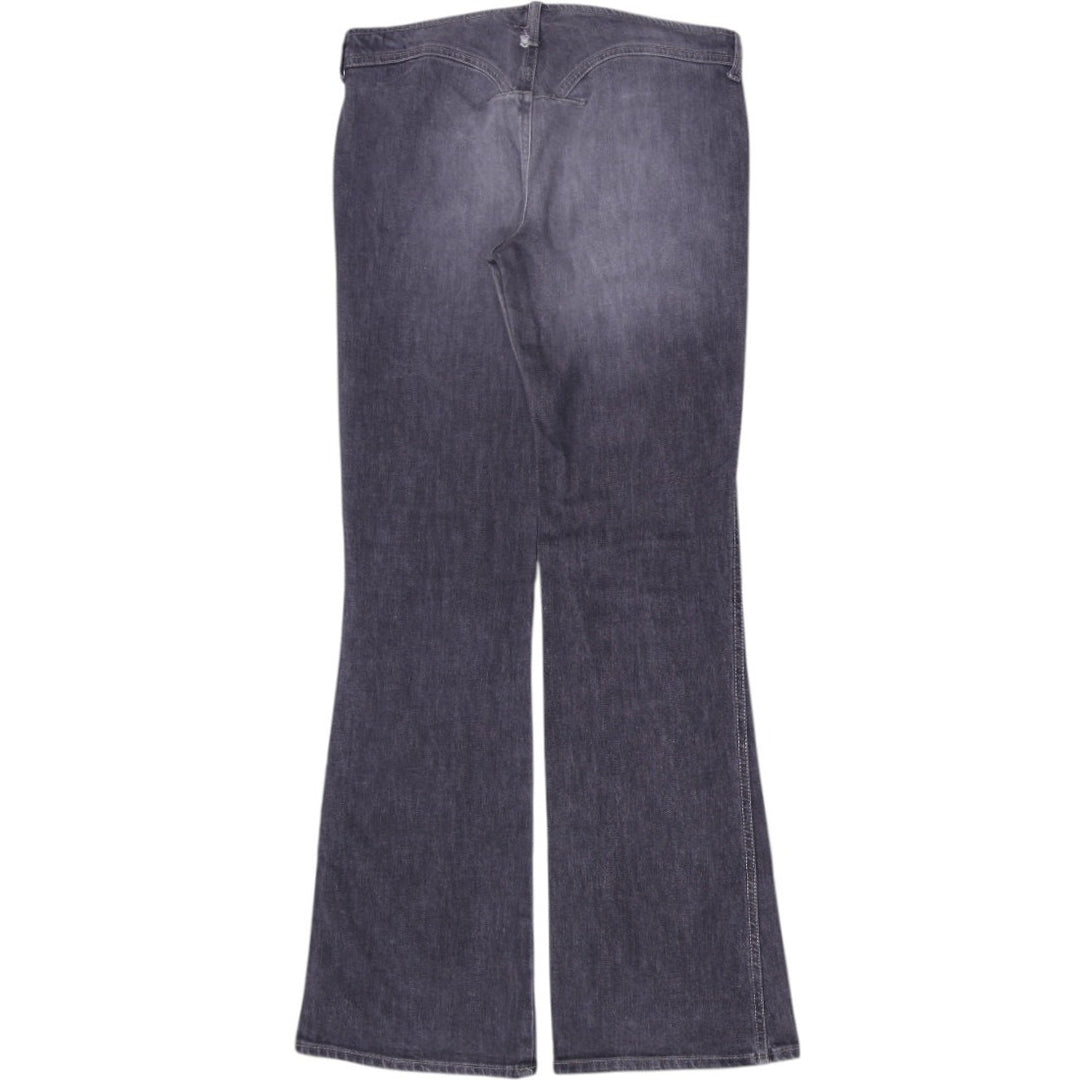 Y2K Ladies Diesel Bootcut Jeans Gray Denim Distressed Size 28