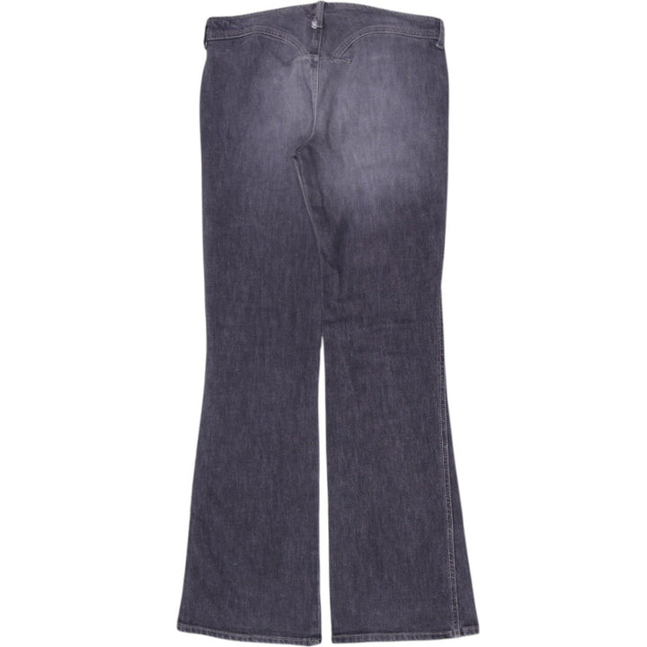 Y2K Ladies Diesel Bootcut Jeans Gray Denim Distressed Size 28