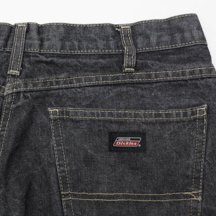 Y2K Mens Dickies Loose Fit Black Denim Jorts