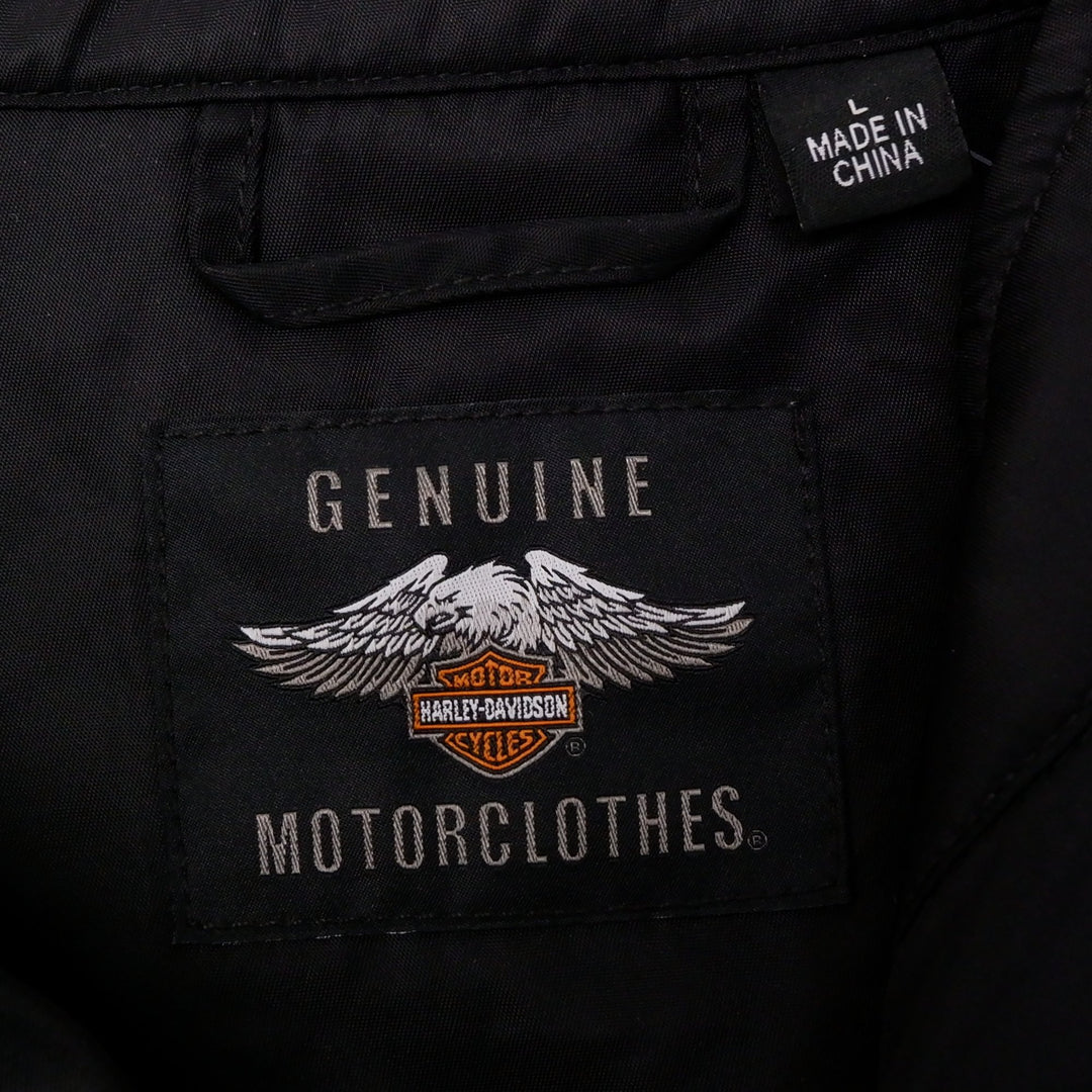Mens Harley Davidson Motorcycle Zip Up Jacket