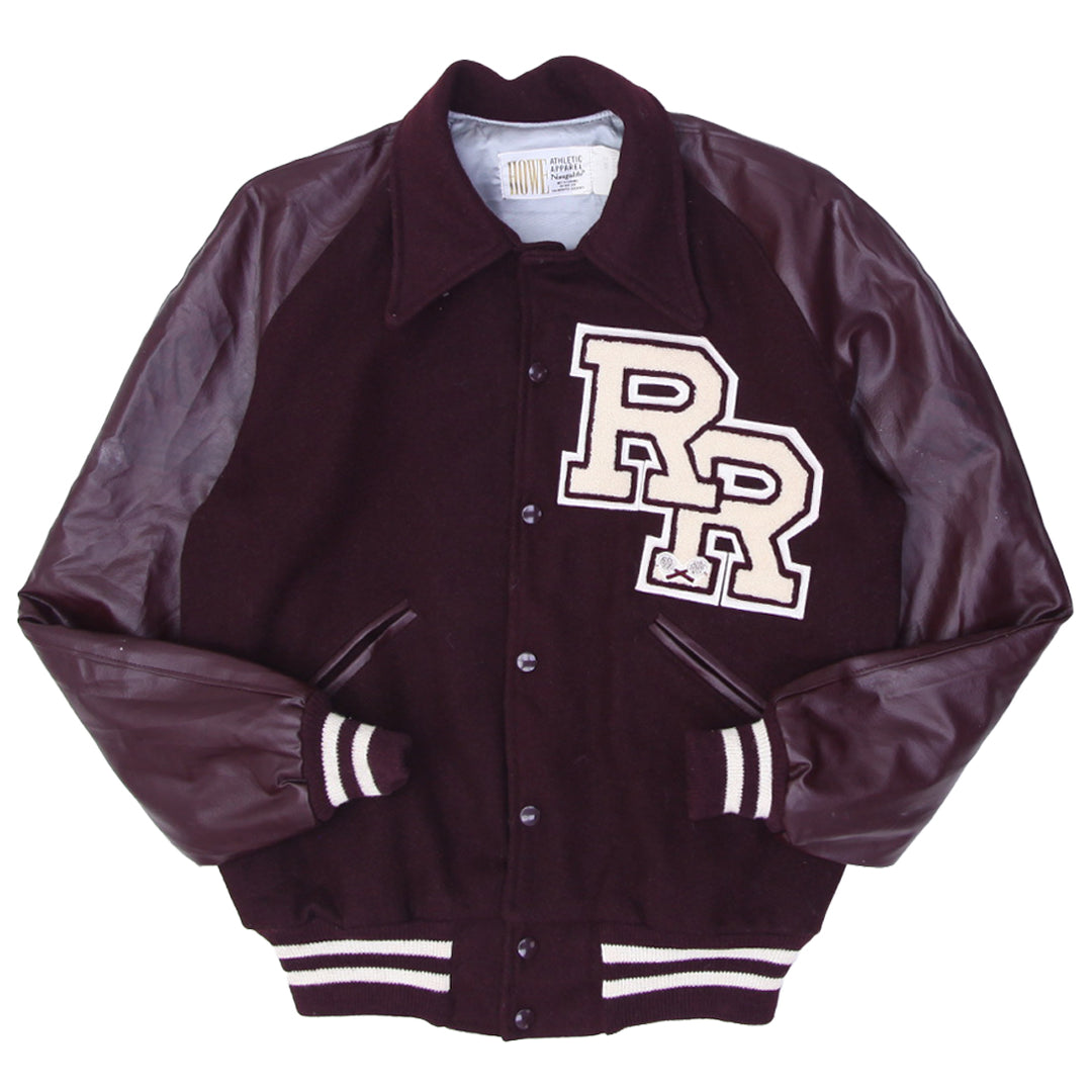 Vintage Howe Athletic Apparel Naugalite Button Varsity Jacket | Migration_Jacket | Fashion Rerun