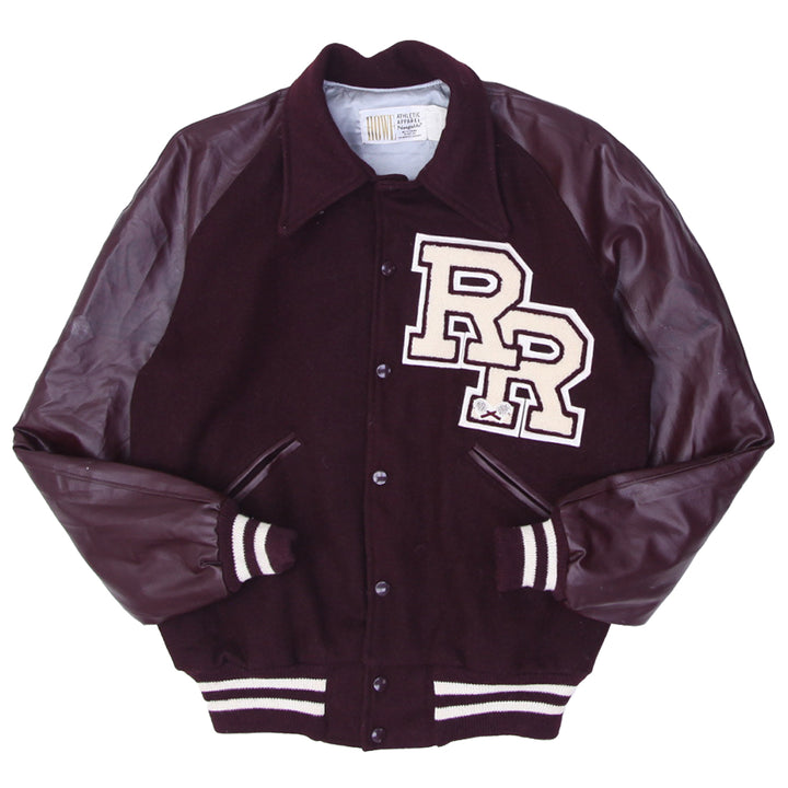 Vintage Howe Athletic Apparel Naugalite Button Varsity Jacket | Migration_Jacket | Fashion Rerun
