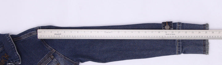 Y2K Side Street Studded Blue Denim Jacket Size M | Migration_Jackets - View 8 | Fashion Rerun