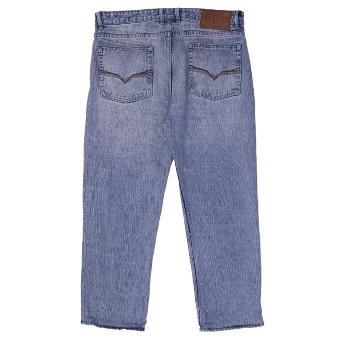 Y2K Mens Diesel Acid Washed Straight Leg Jeans