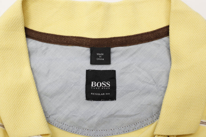 Mens Hugo Boss Regular Fit Striped Polo T-Shirt Size L