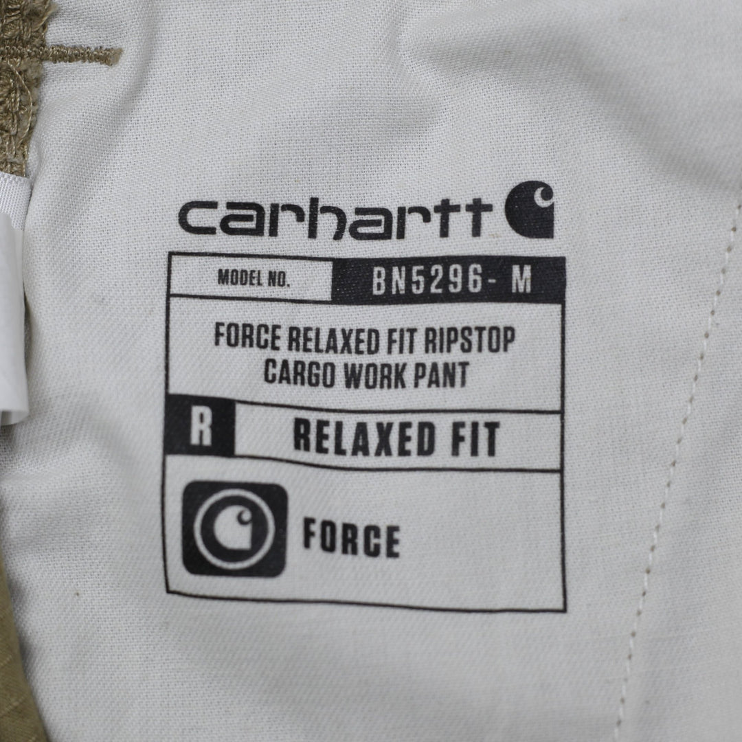 Mens Carhartt Relaxed Fit Force BN5296 Ripstop Workwear Cargo Pants Size 34x30 | Migration_Pants WW Collectio | Fashion Rerun