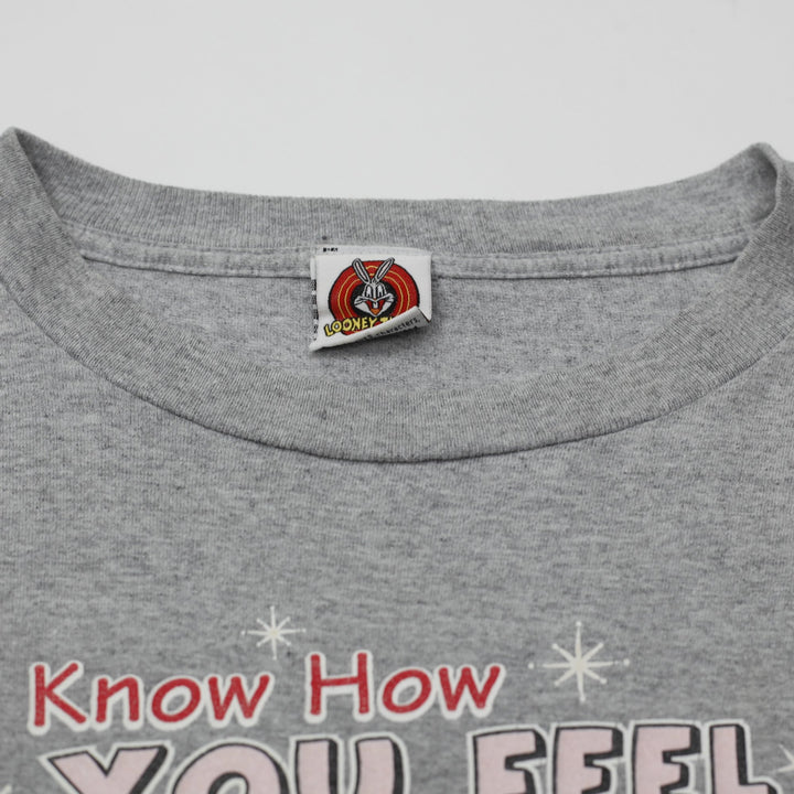 Vintage Mens Looney Tunes Tweety Bird "I Know How YOU FEEL...I Just DON'T CARE!"