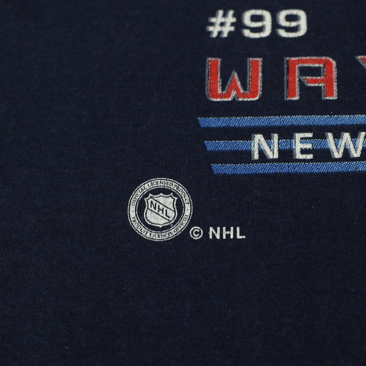 Vintage Pro Player Wayne Gretzky #99 NY Rangers The Great One T-Shirt Size XL