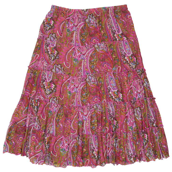 Y2K Ladies Bobbie & Brooks Paisley Print Skirt