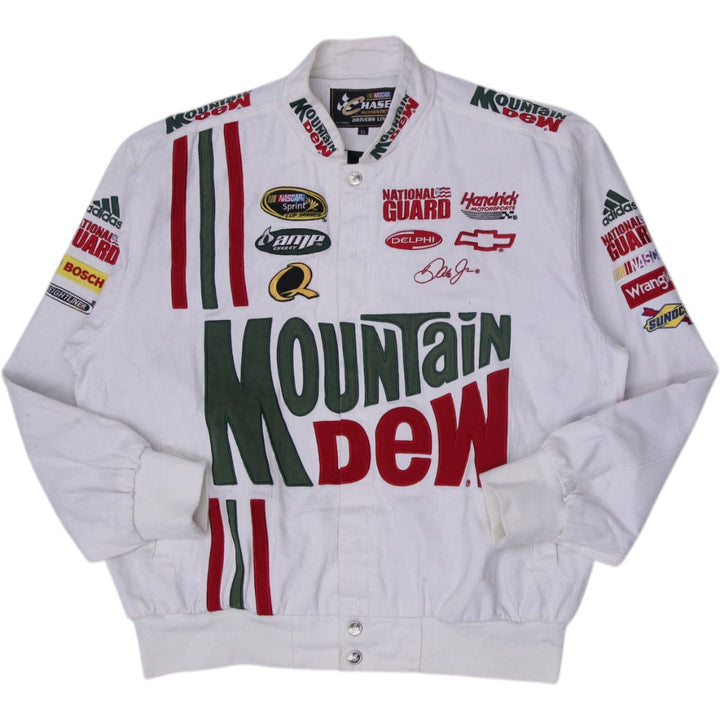 Vintage Chase Authentics Mountain Dew NASCAR Racing Jacket Size XL | Migration_Jackets | Fashion Rerun