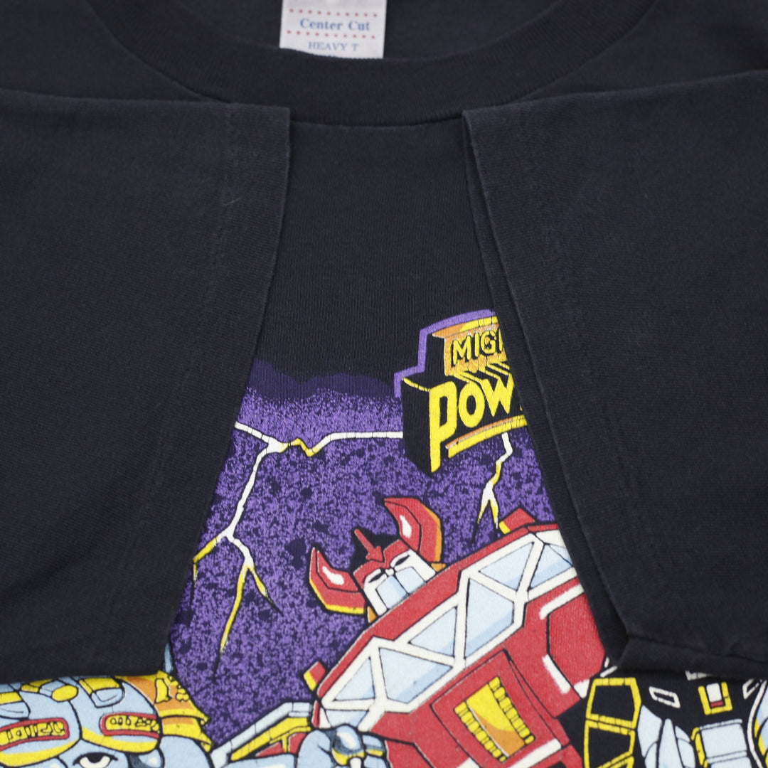Vintage 1994 Center Cut MMPR Power Rangers Saban T-Shirt Made in USA Size M