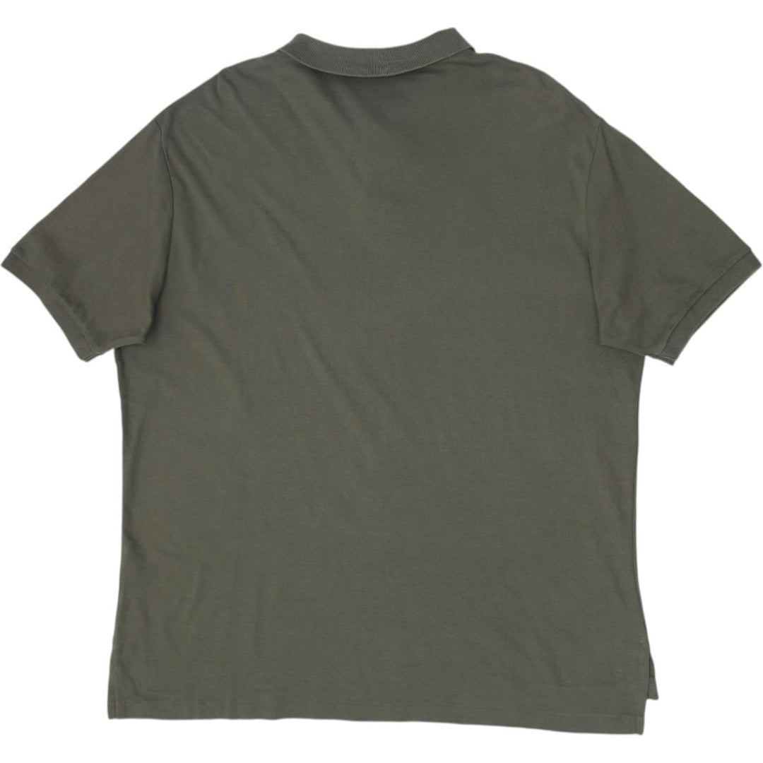 Mens Polo by Ralph Lauren Polo Shirt Olive Green Cotton Embroidered Logo