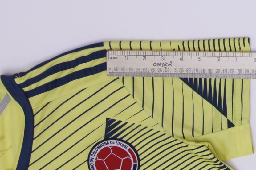 Mens Adidas Colombia 2018-19 Home Football Jersey Adidas Yellow Size L World Cup