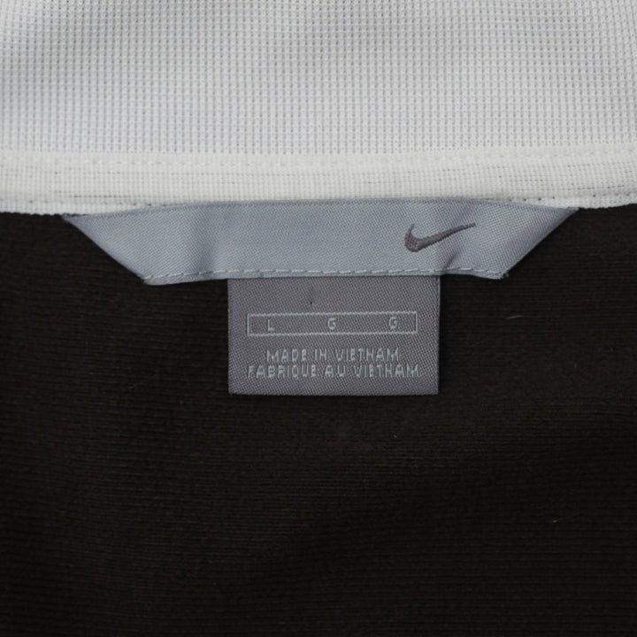 Vintage Mens Nike Track Jacket Brown Full Zip Logo Sportswear | Migration_Jackets - Back View | Fashion Rerun