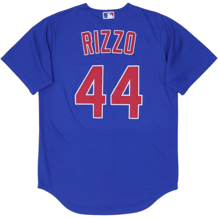 Mens Nike Baseball Jersey Blue Chicago Cubs Team Logo