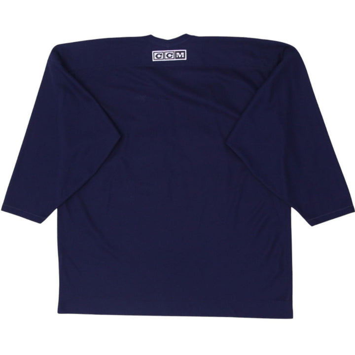 Vintage CCM NHL Hockey Jersey Navy Team Logo Embroidered