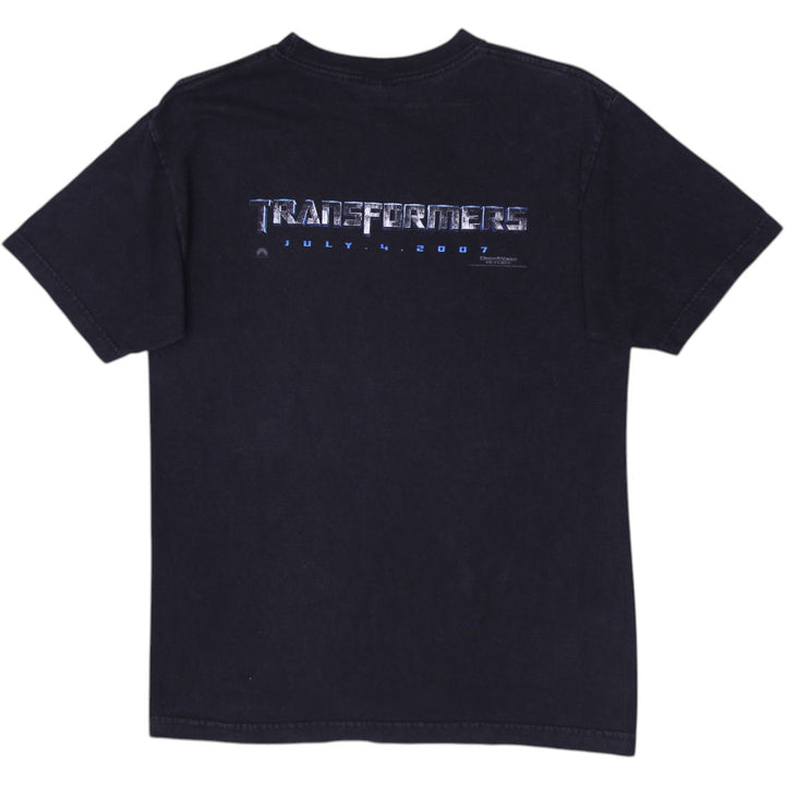 Mens Transformers Decepticon 2007  Movie T-Shirt Black Size M