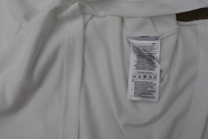 Mens 2019-20 Real Madrid Home Shirt Authentic #4 Sergio Ramos Climachill