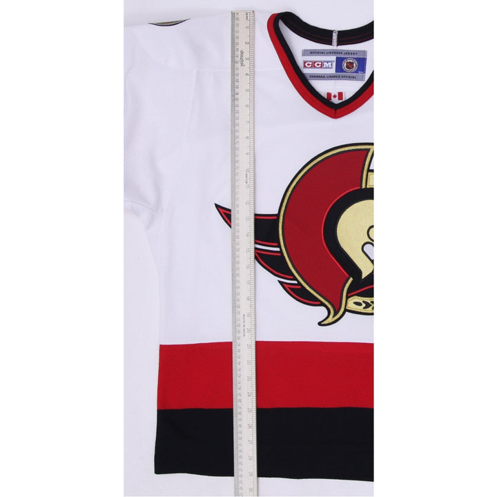 Vintage CCM NHL Ottawa Senators White Ice Hockey Jersey | Migration_Jerseys - View 6 | Fashion Rerun