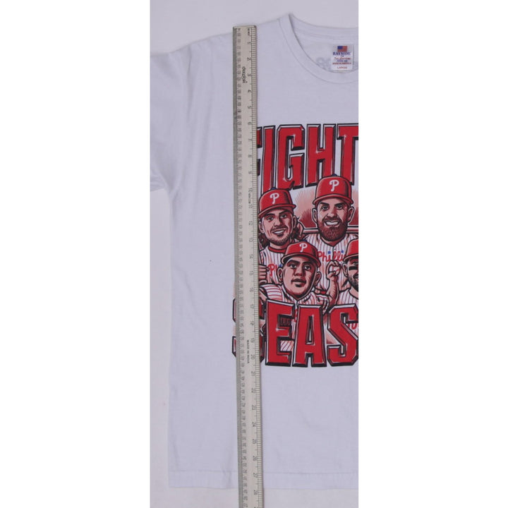 Vintage Philadelphia Phillies "Fightins Season" IBEW Local 98 Giveaway T-Shirt