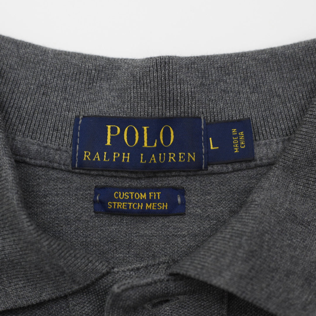 Polo Ralph Lauren Polo Shirt Size Custom Fit Size L | Migration_T-Shirts - Back View | Fashion Rerun