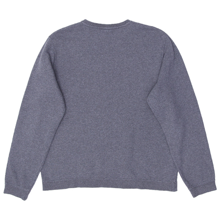 Mens Nike Embroidered Crewneck Sweatshirt Gray - Fashion Rerun Vintage Migration_Sweaters