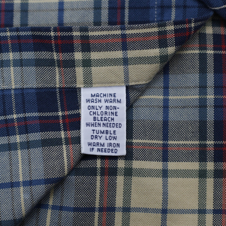 Mens Ralph Lauren Classic Fit Plaid Long Sleeve Shirt Size S