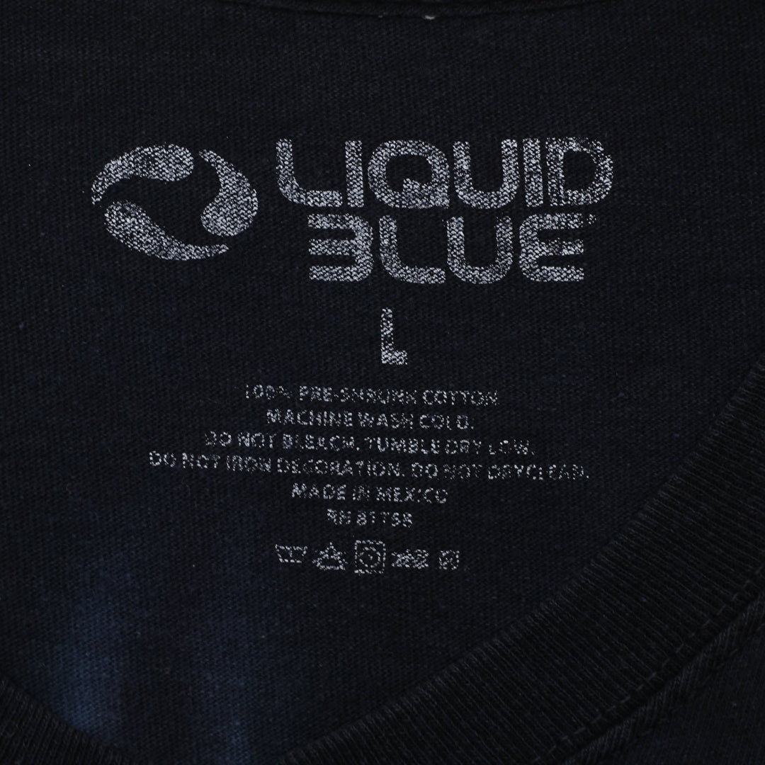 Vintage Liquid Blue KISS Destroyer 2005 Tie-Dye T-Shirt Size L | Migration_T-Shirts - Back View | Fashion Rerun