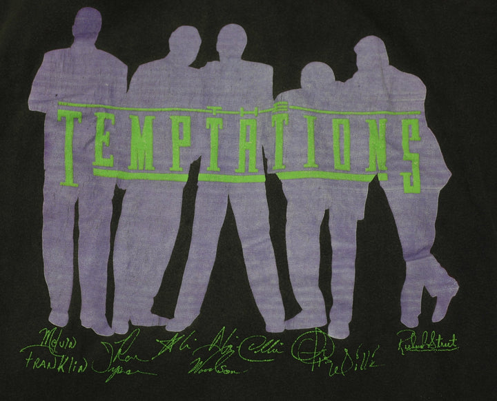 Vintage The Temptations R&B Soul Music Group Single Stitch T-shirt