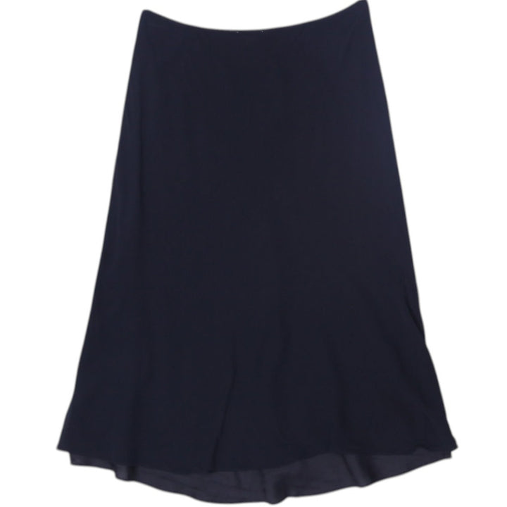 Y2K Ladies Mercy Jones Skirt Black Embellished Flared Midi