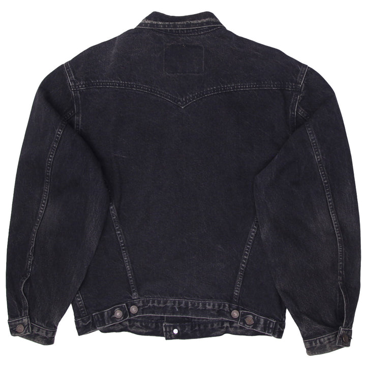 Vintage Levi Strauss 75525 0260 Black Denim Trucker Jacket
