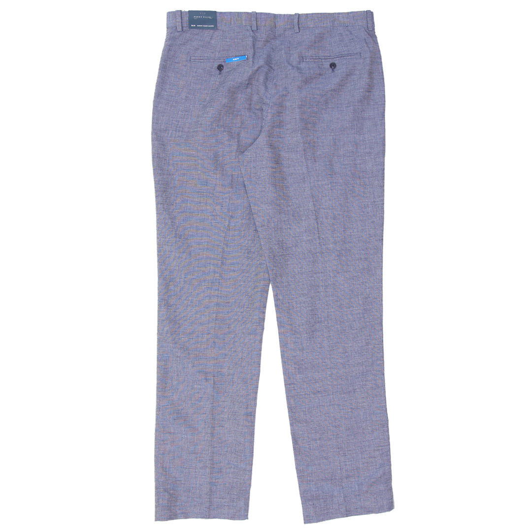 Mens Perry Ellis Slim Fit Blended Linen Pants