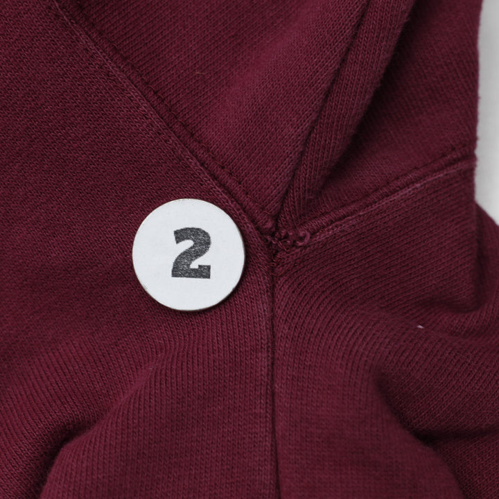 Vintage Mens Ralph Lauren Chaps Sweatshirt Maroon Embroidered Crest