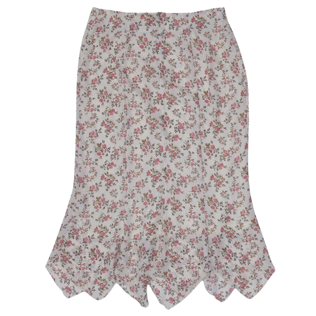 Y2K Ladies Floral Maxi Skirt